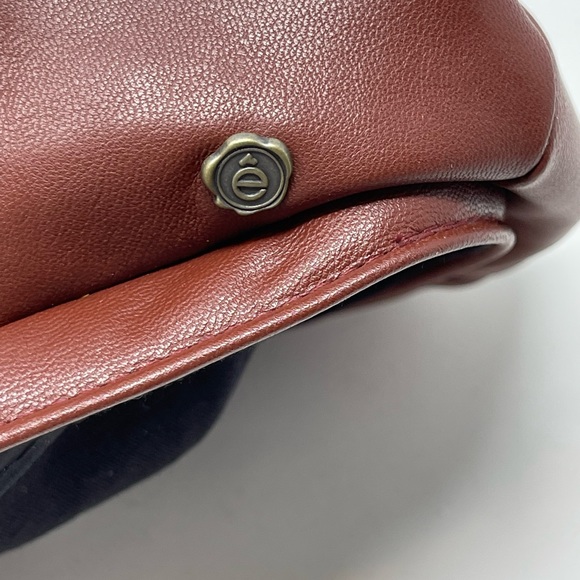 Entré Parlee Mahagony Brown Beret Cap Hat - Picture 6 of 8